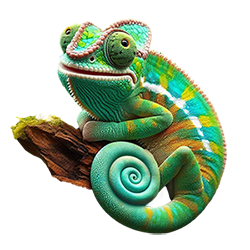 Storms River Village Chameleon Mascot